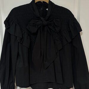 ZARA Bow Neck blouse